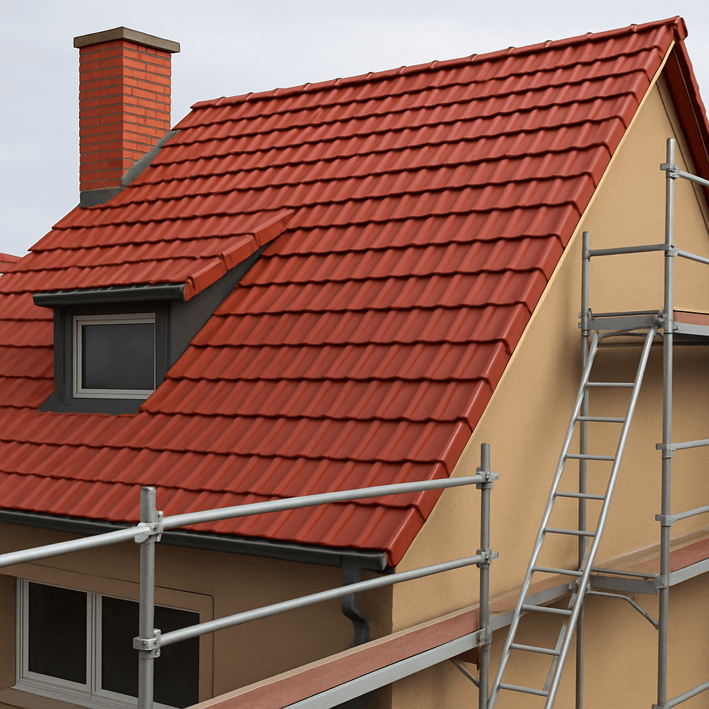 Steildach Reparaturen — Nachher